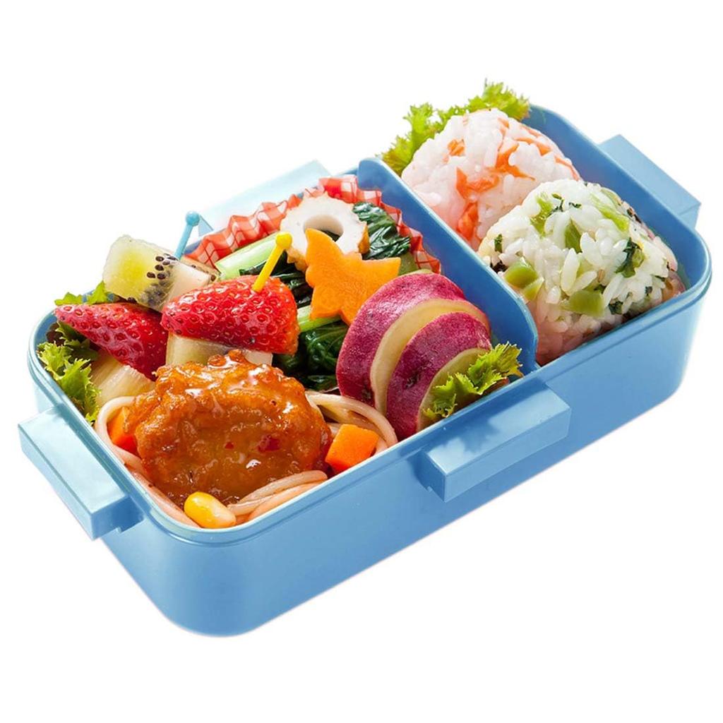 Skater Bento Single Made in for with Locking for Dishwasher and Microwave by Chihiro Box, 530ml, Tier, Japan, Women, 4-Point Leak-Resistant Storage,