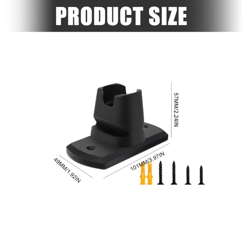 Versatile Wall Mount Holder Space Saving Mounting Metal ABS Mount Strong Construction Bracket Suitable for FANATEC QR2