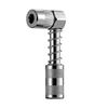 Grease Gun Nozzle 90 Degree Heavy Duty Alloy Steel Leak Proof for Narrow Space Home Garage Repair Use