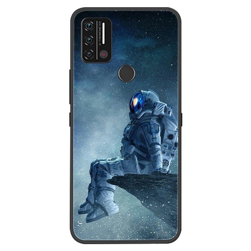Custodia Per Umidigi A7 A9 Pro Custodie Morbido Silicone Protezione Stampa Coperture Nere per Umidigi A9 A7 Pro Funda Coque A9Pro A 9 Capa