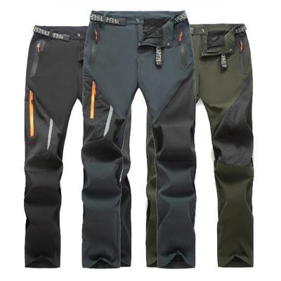 Herren Wasserdichte Hosen Sommerhosen Sportliche Kletterleggings Patchwork Softshell Outfits Herbst