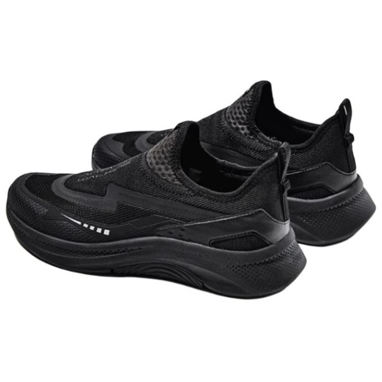 Anta Shock Absorbing Wear Resistant Low Top Casual Shoes Men sneakers Black 912427702-4