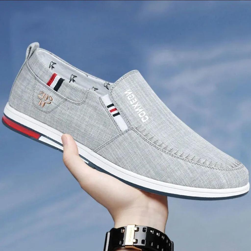 Herrenschuhe neue atmungsaktive Canvas-Schuhe Deodorant Jugendschuhe Herren vielseitige Stoffschuhe