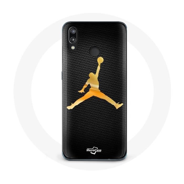 Coque - Huawei - P20 Lite Air - Jaune - Logo Michael Jordan - Souple
