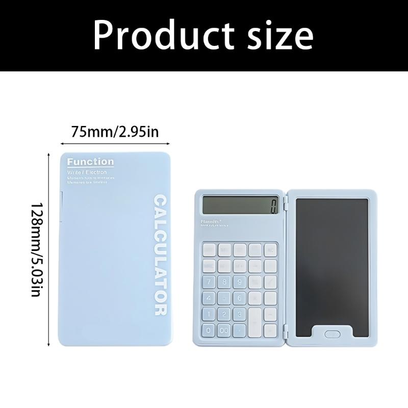 Handwriting Recognition Calculator 12Digit Display Scientific Functions Lightweight For Student Professionals Ergonomic