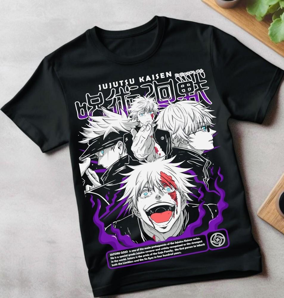 

Jujutsu Kaisen Gojo Satoru Black ,Christmas shirt Manga T-Shirt ALL SIZES M