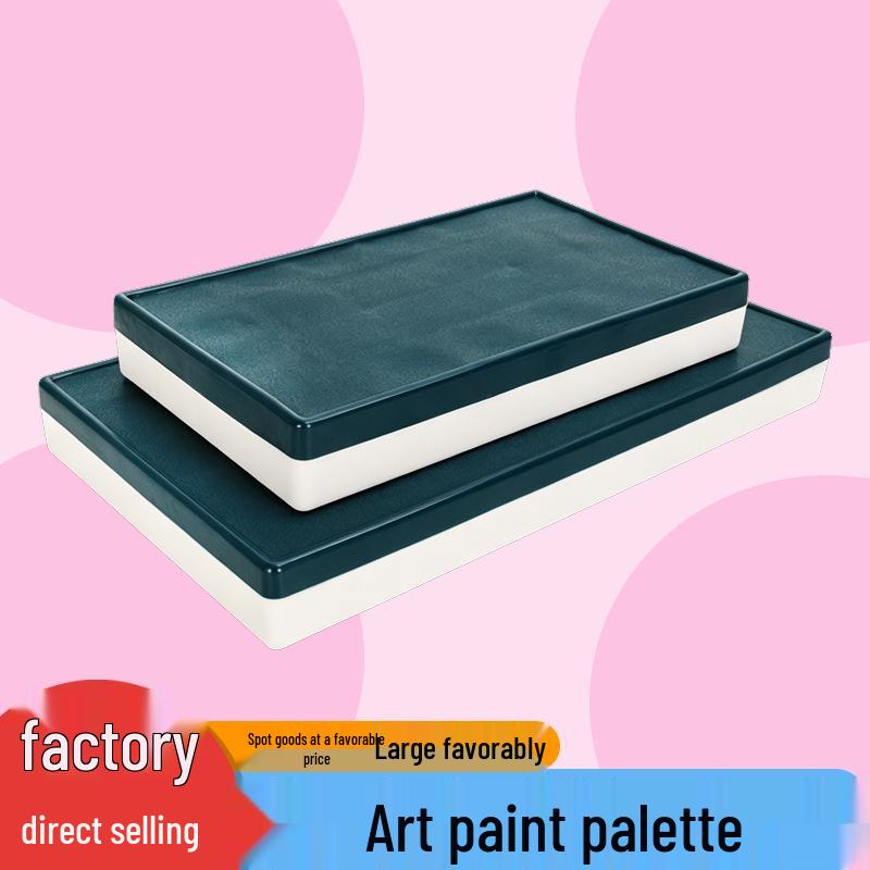 Gouache Paint Box with Soft Rubber Cover - 24 & 36 Grids for Color Mixing