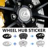 4pcs Car Wheel Center Hub Caps Sticker Auto Emblem Wheel Center Cap For Lexus RX350 IS250 IS200 GS300 LX570 RC350 UX250h ES350 AEI1