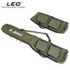 New LEO Double-layer Canvas Fishing Bag 1.3m Portable Fashion Extended Large Capacity Folding Fishing Rod Bag Fishing Gear Carrying Bag