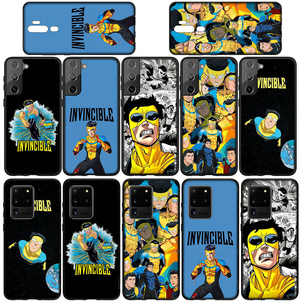 Phone Case for Samsung Galaxy S25 S23 S22 S24 Ultra FE A05 A06 A15 A16 A36 A37 A35 A54 A55 A56 A57 A25 A26 A53 A17 Funda I-Invincibles Collage Cover