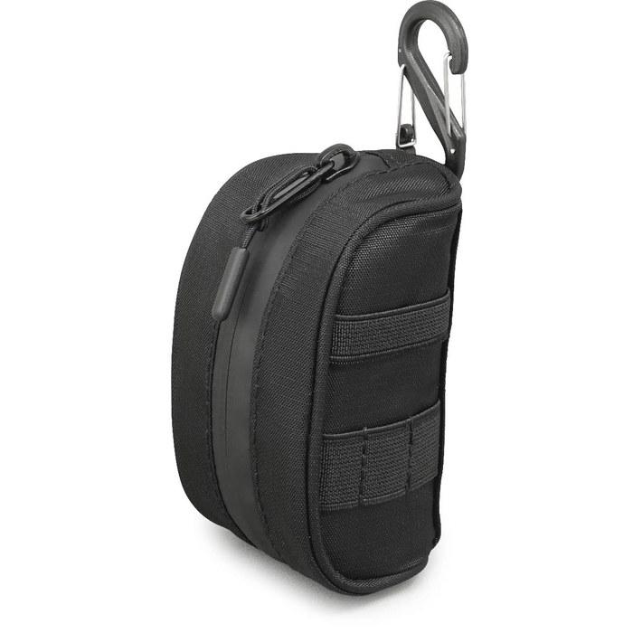 NEXARY Golf Ball Case, Golf Pouch (Black) 56mm x 58mm x 100mm