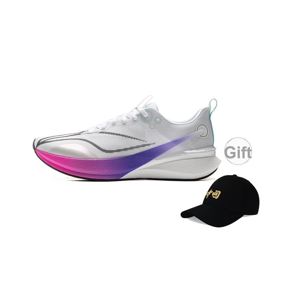 New LINING Red Hare 8PRO Running Shoes Men's Low Top Standard White ARPV003-1