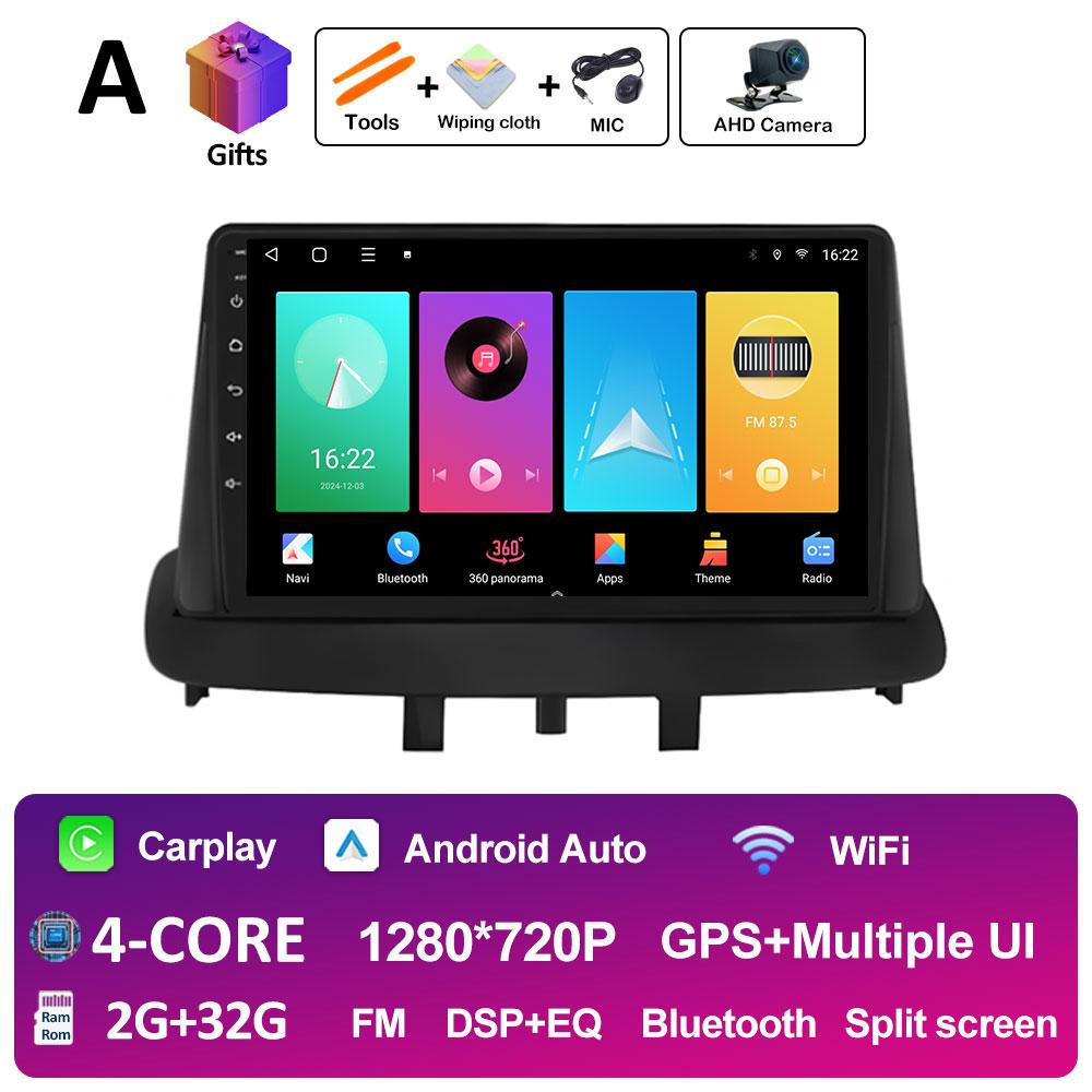For Renault Megane 3 Fluence Samsung SM3 2008 2009 2010 - 2014 Androdi Auto Car Multimedia Video Radio Player Bluetooth WIFI 4G