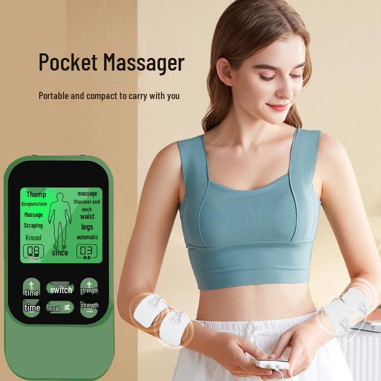 Meridian Therapy Large-Screen EMS Pulse Massager
