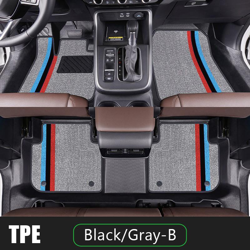 TPE Car Floor Mat For Honda Civic 2012-2016,2016-2025,2025-2025 Wear-resistant Custom Carpet Floor interior Decor Styling Ideas