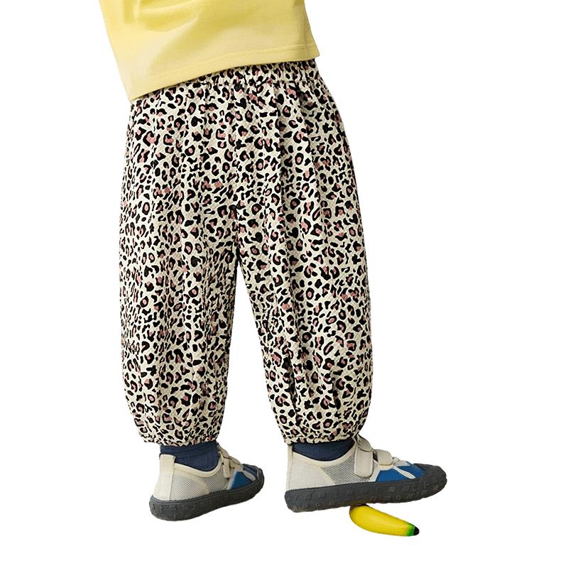 ASK JUNIOR Boys  Leopard Print Harem Pants 120