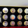 Fengyi Tianxia Ornament Fengyi Tianxia Gold Commemorative Medallion Set of 12 Gift Boxes Packaging