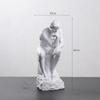 Rodin’s The Thinker Statue Resin Creative Figure Contemplator Sculpture Decor Living Room Study Room Office Decoration Home
