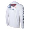 Mens Quick-Dry Fishing Shirt Long Sleeve UV Protection Outdoor Performance T-Shirt Breathable Round Neck