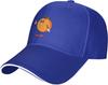 Cute Orange Fruit Character Baseball Cap Polyester Adjustable Casual Outdoor Adult Cap