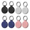 2 PCS Silicone Case for Apple AirTag Key Ring Cases Tags Chain Protective Keychain Cover Holder Case for Dog Collar Luggage Keys