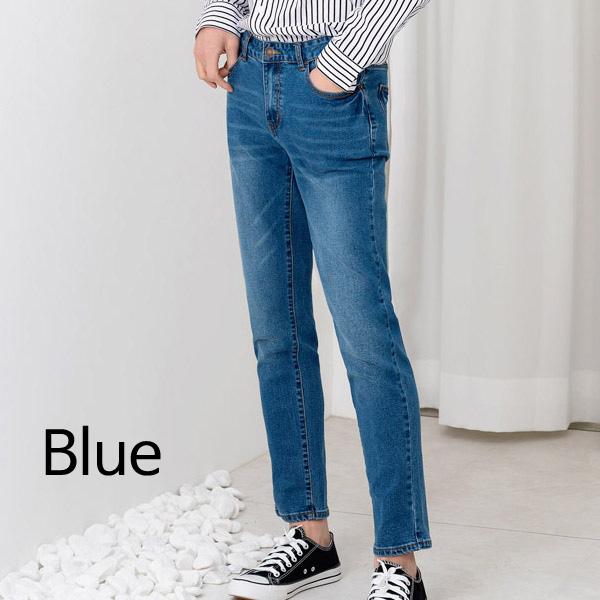 Jeans for Men Slim Fit Denim Pants Korea Fashion