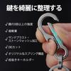 KeyUnity KM18 Titanium Bottle Opener Keychain, Rust-Resistant, Lightweight, 2-in-1 Bottle Opener with Small Carabiner, Silver, Men's Gift