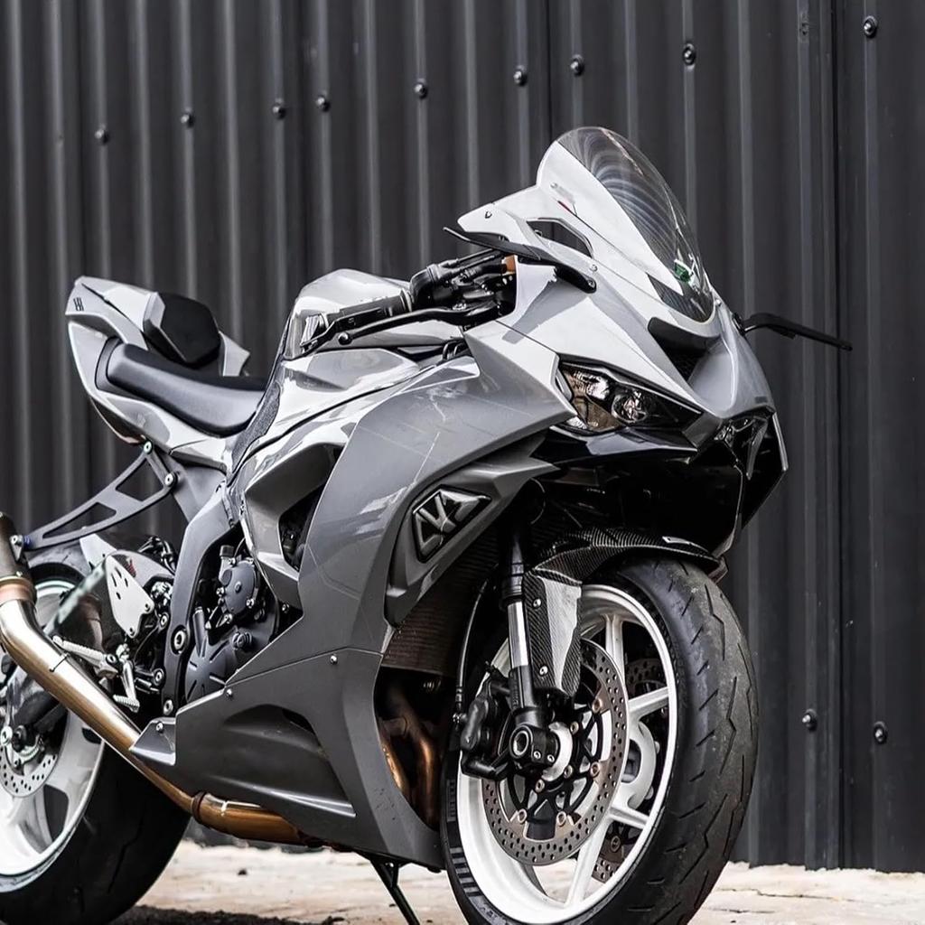 Stealth Mirrors for Kawasaki Ninja ZX-6R ZX6R ZX636 2019-2025 Accessories, Winglet Mirrors Made of CNC Aluminum#Angle Adjustable#wind Wing Rearview