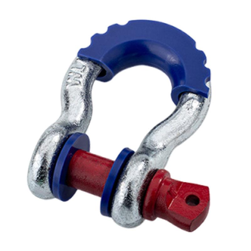 20 Sets 3/4" D-Ring Shackle Protective Cover with Washer Bow Shackles Isolator Anti Collision Covers Automotive Truck Accessory