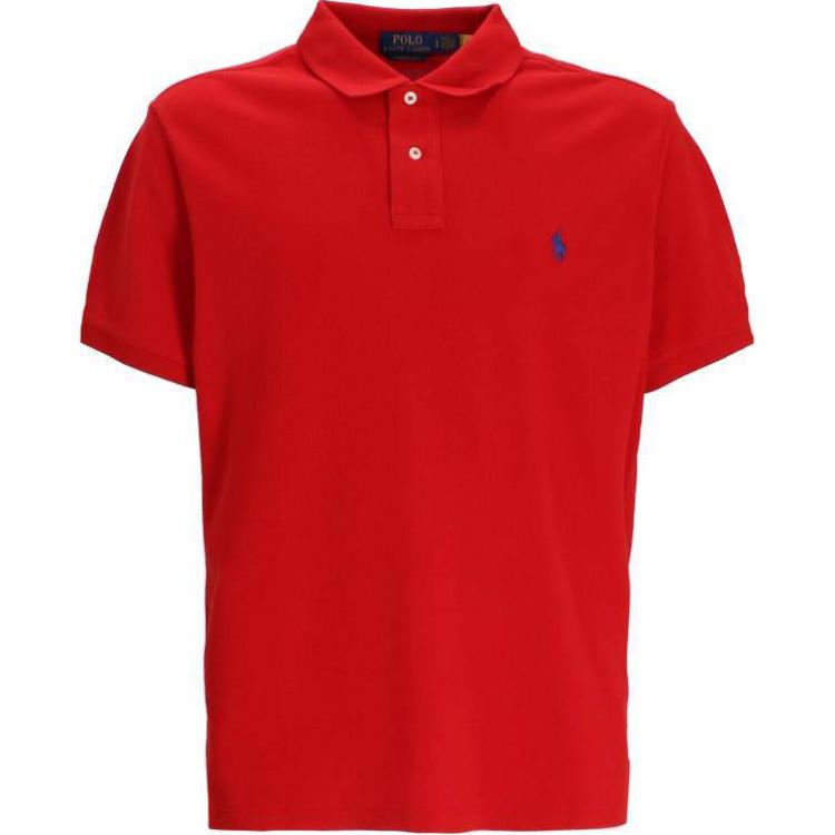 Polo Ralph Lauren Solid Color Logo Embroidered Short Sleeve Polo Shirt Men tops 710680784-392