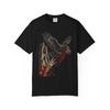Giant Raven Royal Signet Graphic T-Shirt Black Front Print Comfort Colors 1717