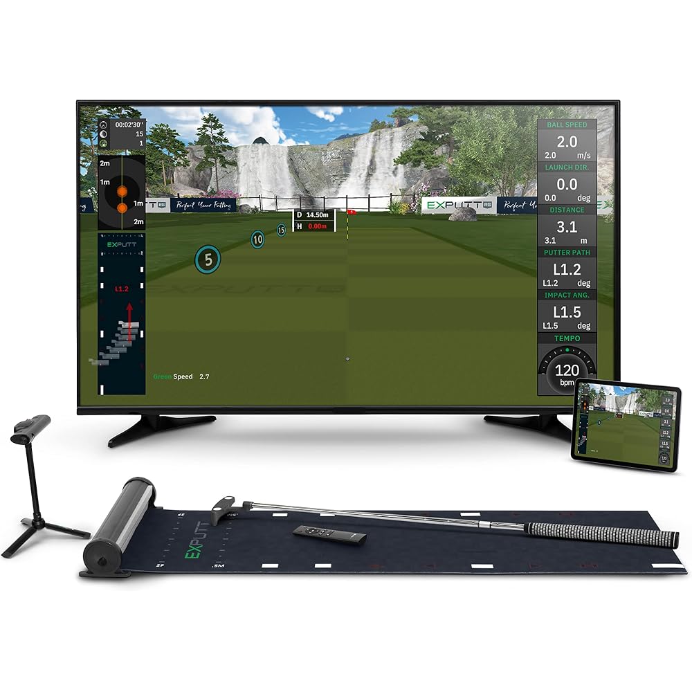 Joom Tenten Japan Gray Gpro Exputt Putting Practice Device Real Green Screen Pattern Training Tool - Image 4