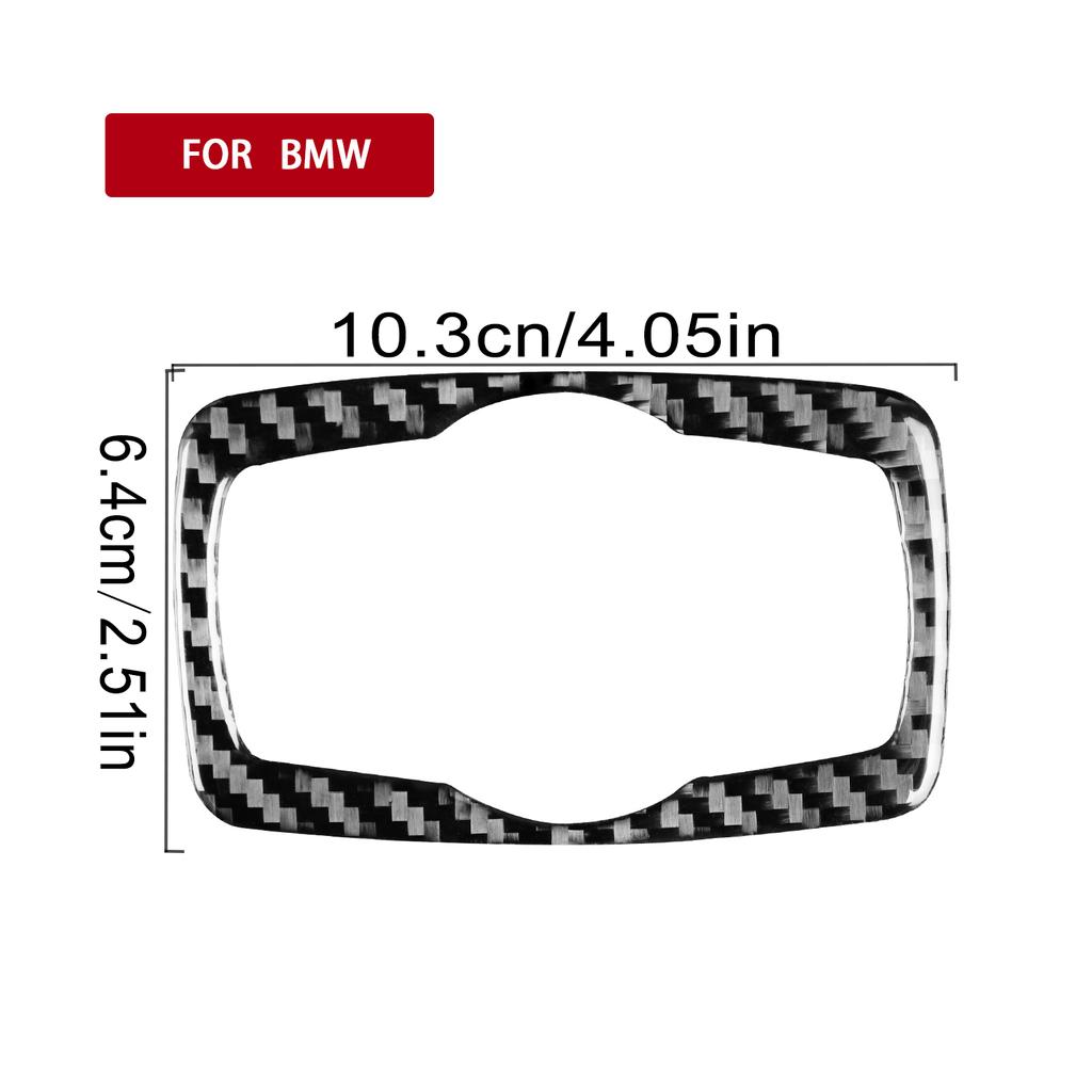 Auto Headlight Switch Stickers For 1 Series E81 E82 E87 E88 2008-2013 Carbon Fiber Interior Accessoire Voiture