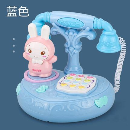 Baby And Children'S Toy Simulation Telephone Landline Boy Music Intelligence Early Education 0-1 Years Old 6 To 12