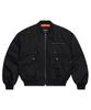 Pitchblack Utility Pocket Logo Flight Jarcket (Black)