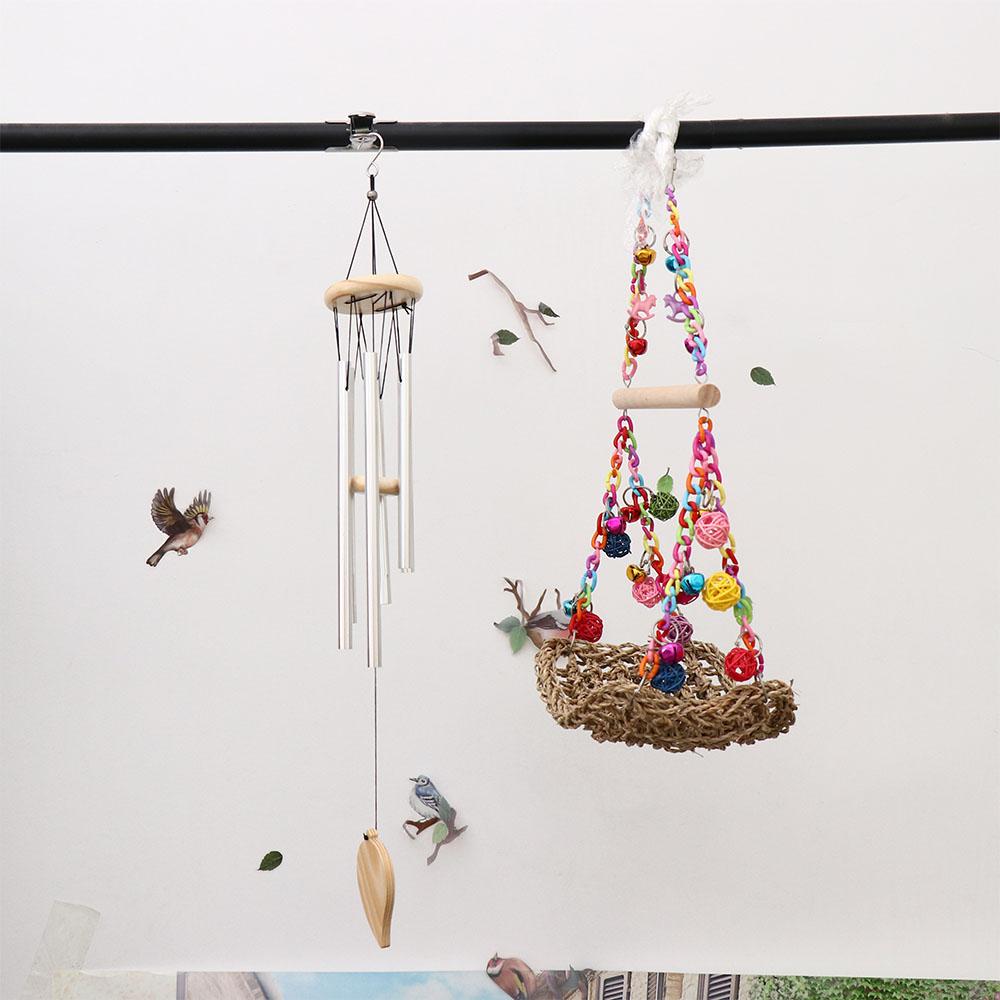 Multipurpose Personality Chapel Bells Garden Decoration Home Decor Aluminum Tube Ornament Bells Pendant Craft Gift Wind Chime