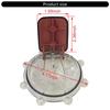 Replacement Flap Valves Cover Sealing Valves Caps Water Systems Component Anti Backflow Valves Cover ABS Texture
