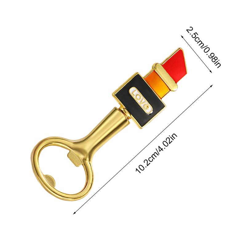 Lustiger Flaschenöffner Lippenstiftform Limoflaschenöffner Weinöffner Dekorativer Flaschenöffner Valentinstags Souvenir Für Bier Limo