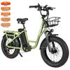 Bicicleta Elétrica Philodo T1 Pneu 20" Motor de Pico 750W Bicicleta Elétrica Urbana 48V 20Ah Freio Duplo Hidráulico 7 Velocidades Autonomia Máx. 100Km
