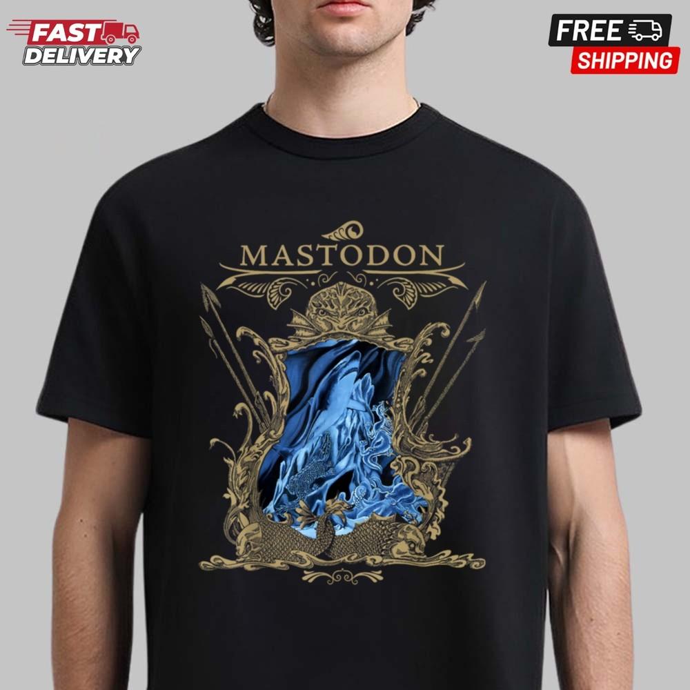 Mastodon Seabeast T-Shirt, Heavy Metal Band Shirt, Gift for Fans Unisex T-Shirt XXXXL