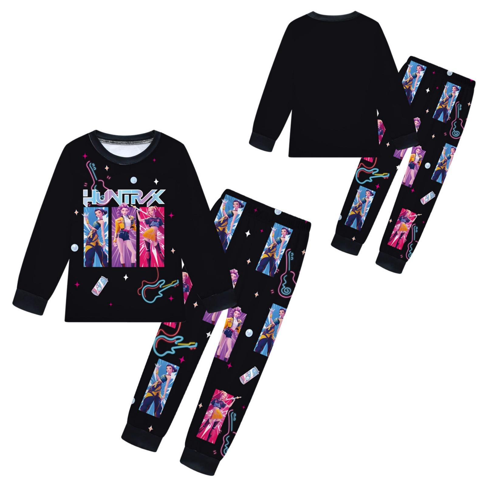 

Детский костюм ведьмы для девочек с принтом, брючный костюм с длинным рукавом 100 чёрный