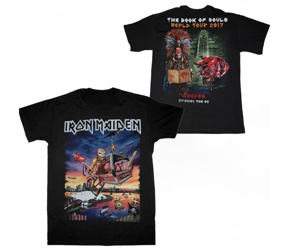 Iron Maiden London 2017 Tour Event T-Shirt Unisex T-Shirt XXL