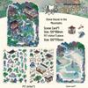 Infeel.Me My Little House 3D Scenery Stickers - Miniature Two-Layer Quiet Book Series