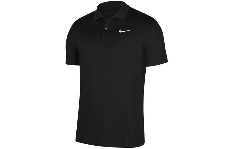 Nike Polo Shirts Men s Black Polo Collar Moderate Straight Fit BV0359-010 S