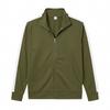 Mens Loose Fit Zip Up Stand Collar Sport Jacket
