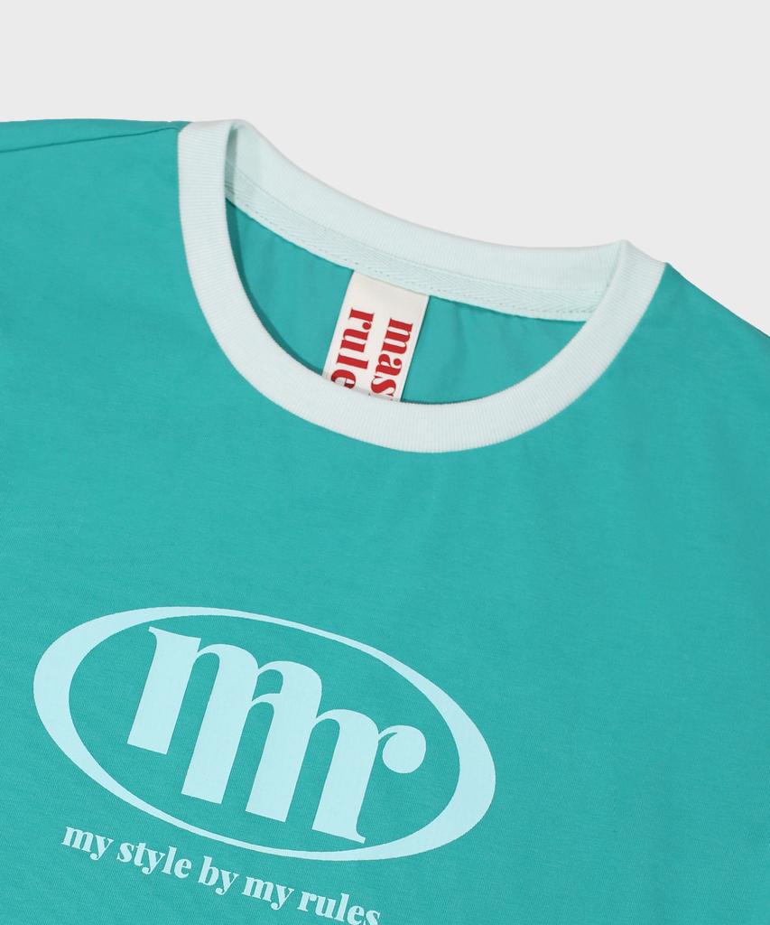 Maseumaluljeueopaeleol Signature Symbol Ringer T-Shirt_Teal Green