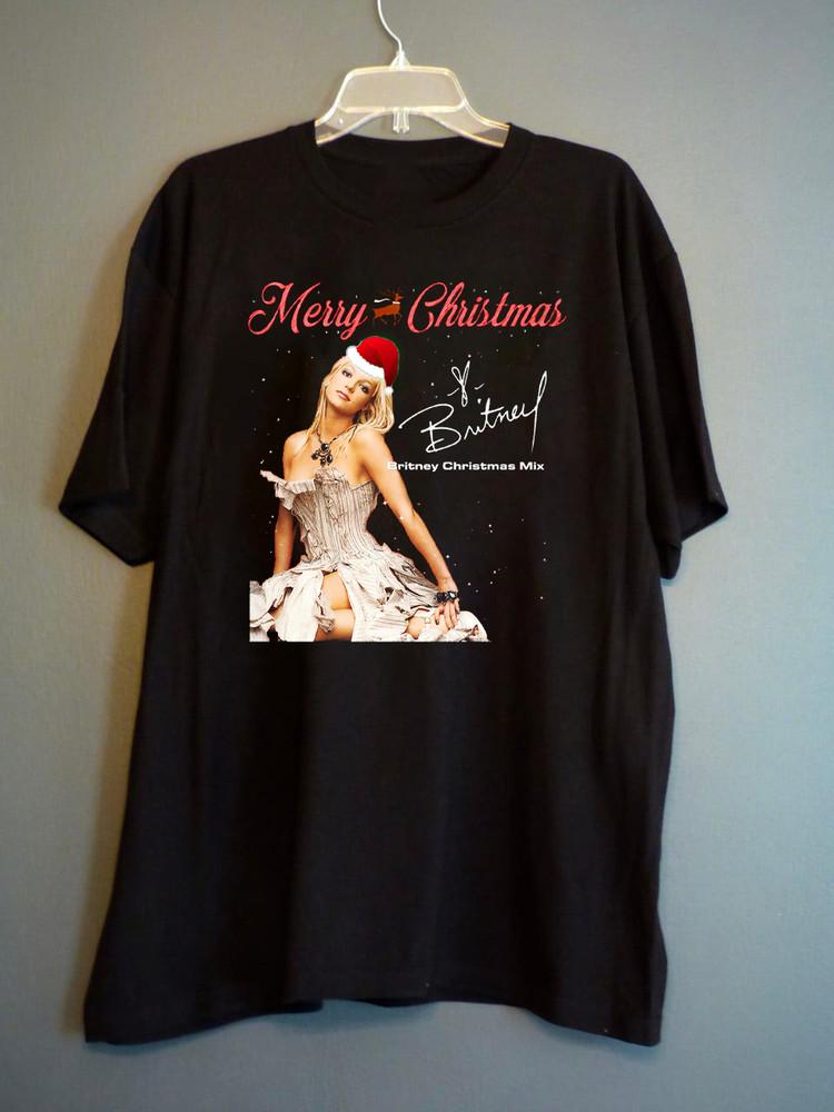 

Britney Christmas Mix Britney Spears Shirt Unisex Concert S-5XL LO442 Unisex T-Shirt XXXXL