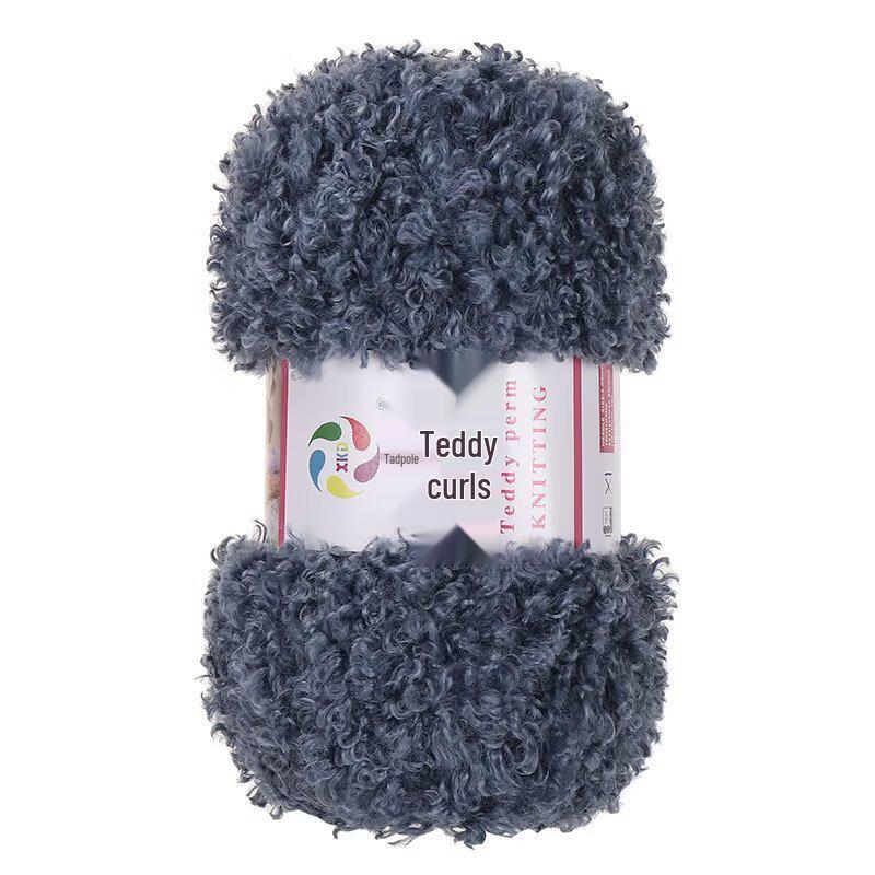 Włóczka Teddy Wool Pętelkowa: Ręcznie robiona włóczka DIY do szydełkowania i robienia na drutach na szaliki i lalki