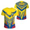 Ecuador Flag 3D Printed T-Shirt Men's Sportswear T-Shirt Round Neck Short Sleeve Summer Casual Street Loose T-Shirt