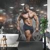 Photomural Muscular Man At The Gym Smooth Vinyl 254x184